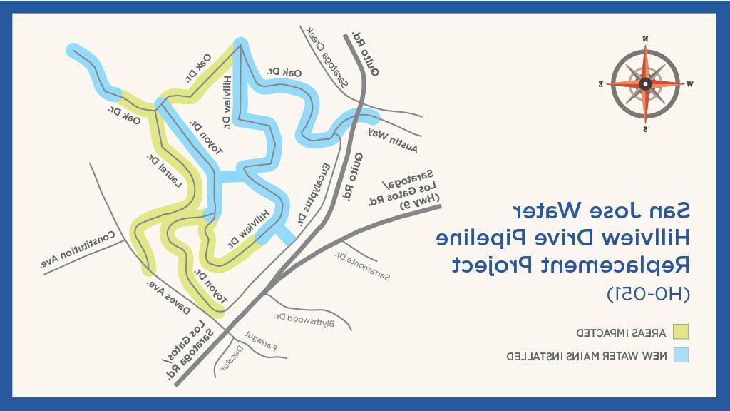 Hillview Drive Project Map